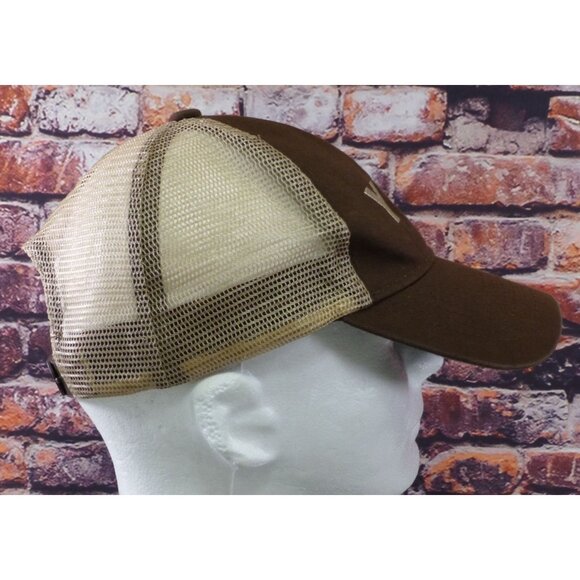 Yeti Brown Mesh Trucker Hat Adjustable Snapback Cap - Picture 2 of 9